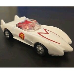 Vintage Speed Racer Mach 5 Plastic Toy Car Pullback Motor McDonald's 2008
